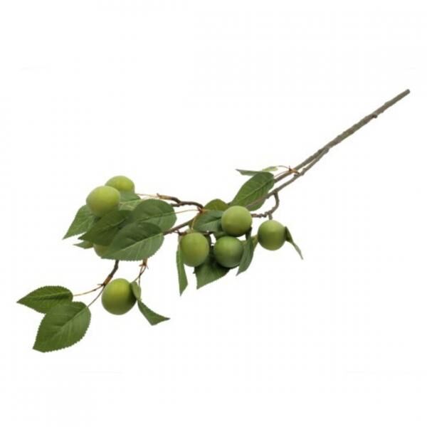 HBX Künstlicher Zweig Pflaume grün 76 cm