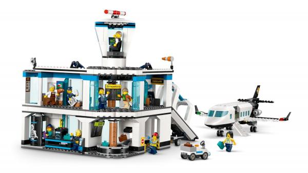 LEGO&reg; City - Flughafen mit Flugzeug (887 Teile)
