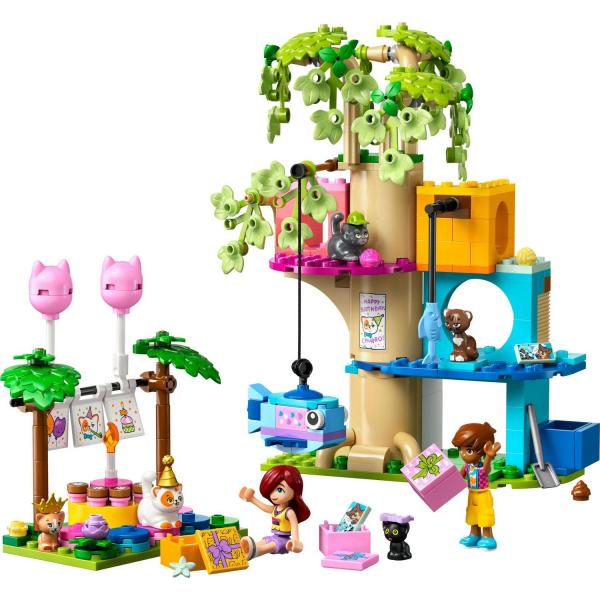 LEGO&reg; Friends 42666 - Katzengeburtstagsparty & Baumhaus (321 Teile)