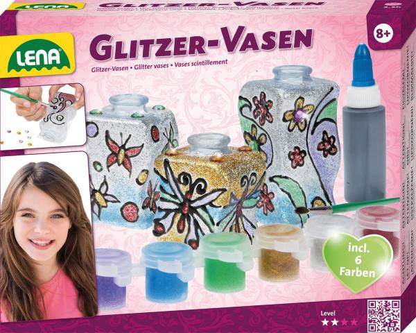 LENA - 42693 - Glitzer-Vasen