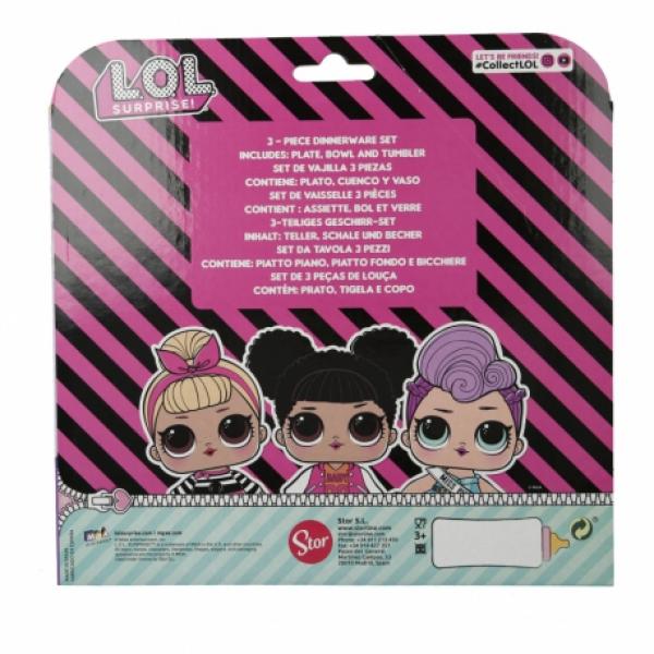 L.O.L. Surprise - 3-teiliges Geschirrset "Rock on"