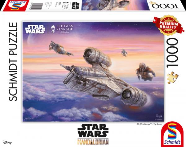 Lucas Film, The Mandalorian, The Escort - 1000 Teile Puzzle
