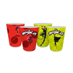 Miraculous / Ladybug - Trinkbecher 4er Set 300ml