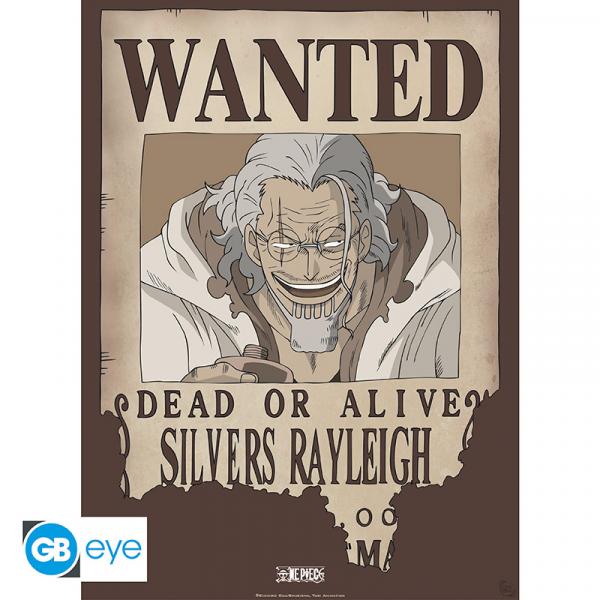ONE PIECE - Poster Chibi 52x38 - Wanted Rayleigh&nbsp;