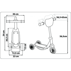 Paw Patrol Boys 3-wheel baby scooter 