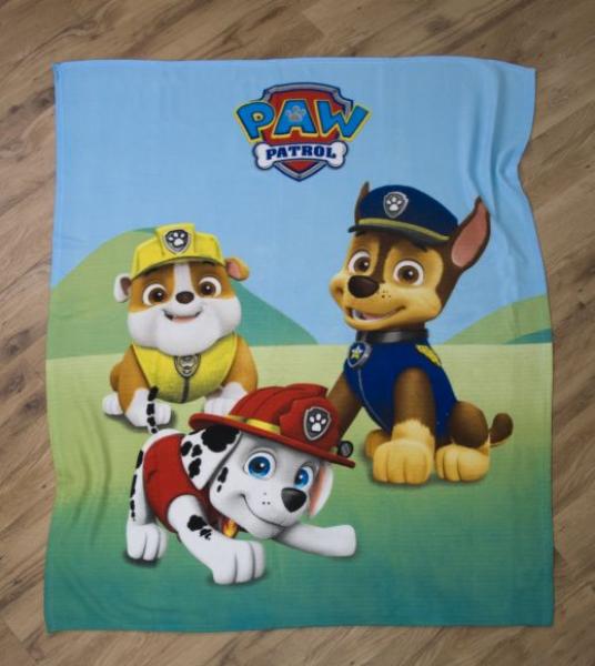 Paw Patrol - Fleece-Decke - 130 x 160 cm