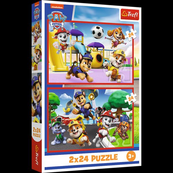 Paw Patrol - Puzzle 2 x 24 Teile