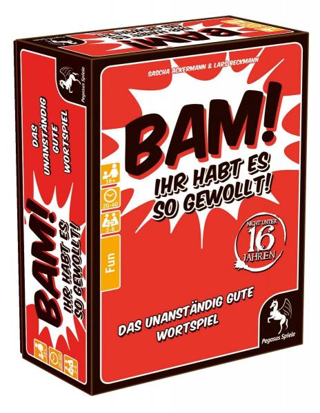 Pegasus Spiele 18302G - BAM! Ihr habt es so gewollt