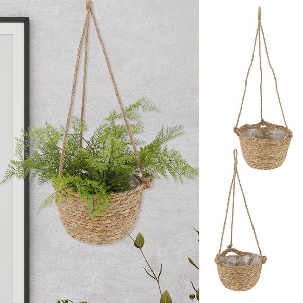 Pflanzkorb, Cattail, H&auml;nger, 2er Set ca. 23cmD
