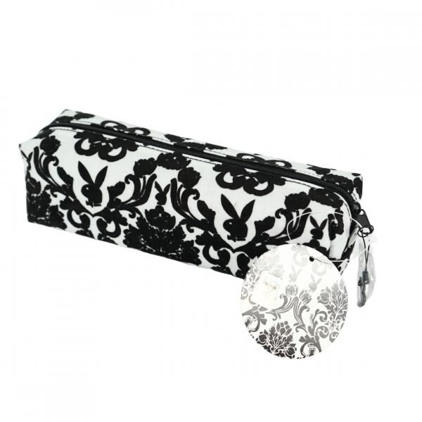 Playboy Federtasche schwarz/weiß 22 cm