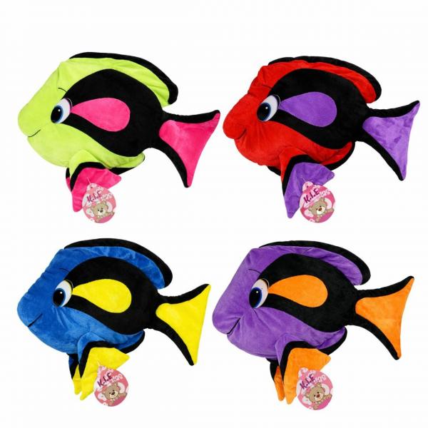 Plüschtier Fisch 55 cm 4 Stück sortiert