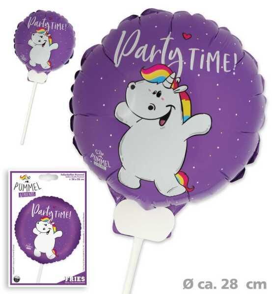 Pummeleinhorn - Folienballon - 28 cm