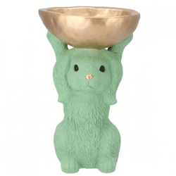 Schale Kaninchen grün 28 cm