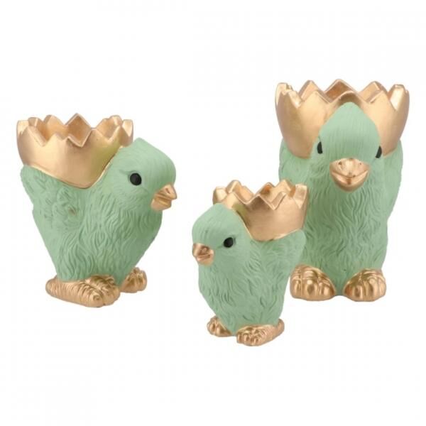 Schale Küken mintgrün 19 cm