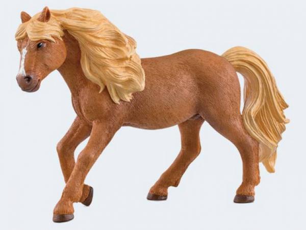 Schleich 13943 - Spielfigur, Island Pony Hengst