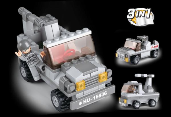 Sluban M38-B0537C - Rocket Launcher 3IN1