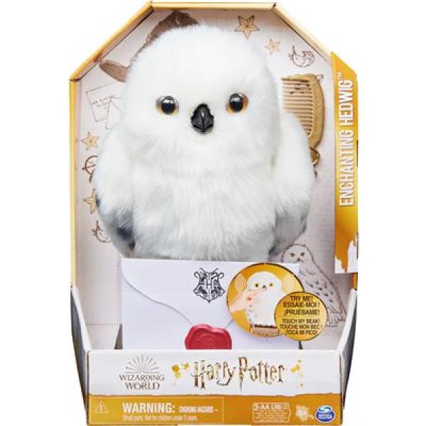 Spin Master 39760 Harry Potter - Interaktive Pl&uuml;sch-Eule Hedwig