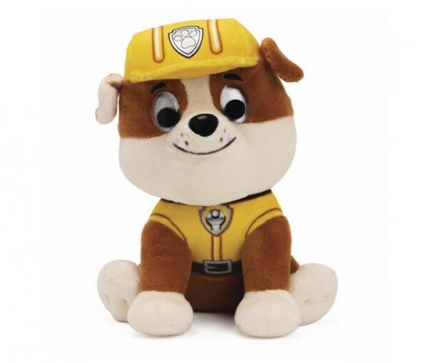 Spin Master 48314 - Paw Patrol Pl&uuml;schfigur Rubble, 15cm