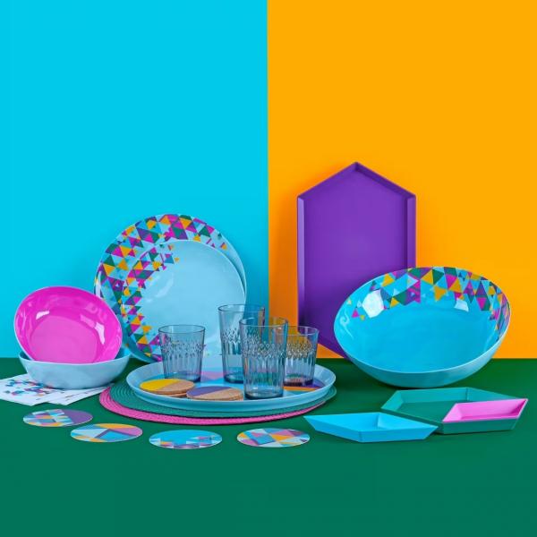 Tapas-Teller Urban Oasis 37 cm Satz von 4