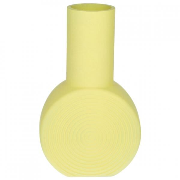 Vase Judy mattgelb 22,5 cm