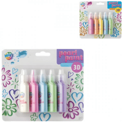 Paint Pearl 3D neon/farbig 25 ml 2 sortiert 5er Set
