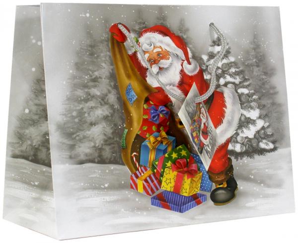 Weihnachtsgeschenkt&uuml;ten Weihnachtsmann - Medium-quer - 5 Motive