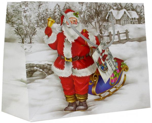 Weihnachtsgeschenkt&uuml;ten Weihnachtsmann - Medium-quer - 5 Motive