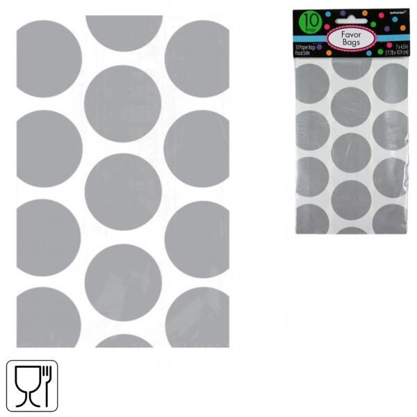 Amscan Papiertüten 17,5 cm 10 Stk.