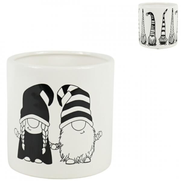 Blumentopf Gnom 12 cm 2 sortiert