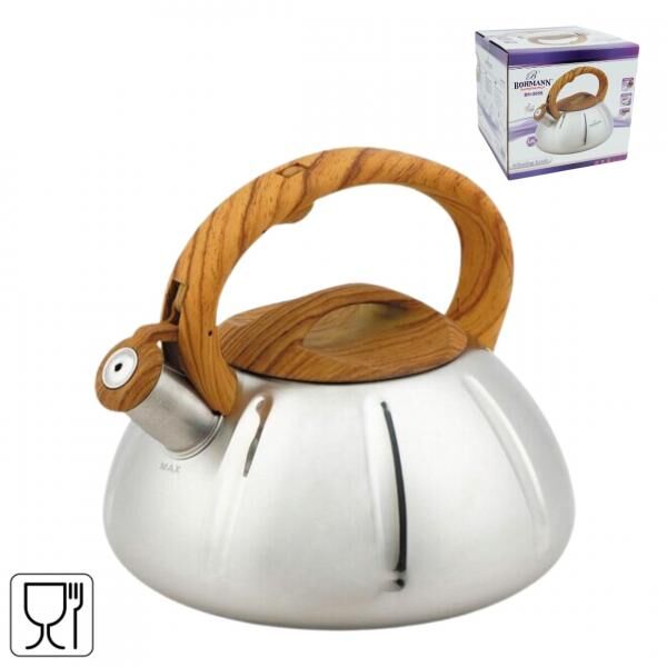 Bohmann BH-9956 Pfeifkessel aus Edelstahl 3 Liter