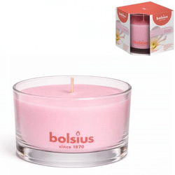 Bolsius scented candle in glass Magnolia 9.5 x 9.5 cm
