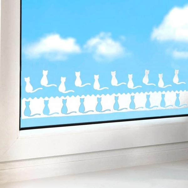 Kondenswasserstreifen Katze weiß 30 cm 3er Set