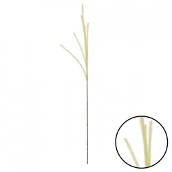 Countryfield Artificial branch with 6 plumes yellow 112 cm