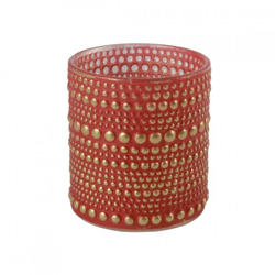 Countryfield Teelichthalter Nelle S rot 8 cm