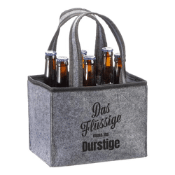 Flaschenträger Filz 