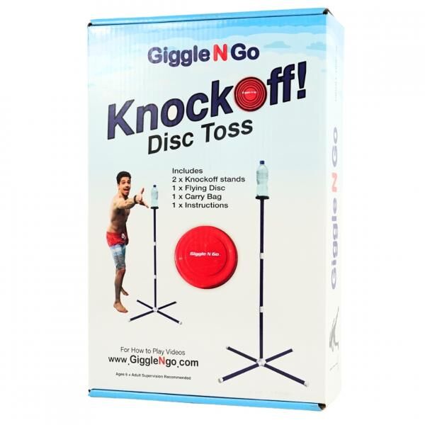 Giggle N Go Knock Off Frisbee Spiel 129 cm