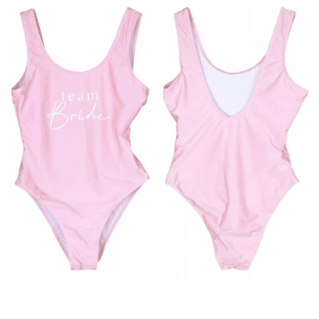 Ginger Ray Badeanzug Team Bride rosa Größe S Ginger Ray Badeanzug Team Bride rosa Größe S