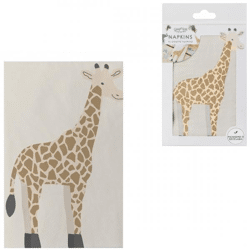 Ginger Ray Servietten Giraffe 22 x 33 cm 16 Stück.