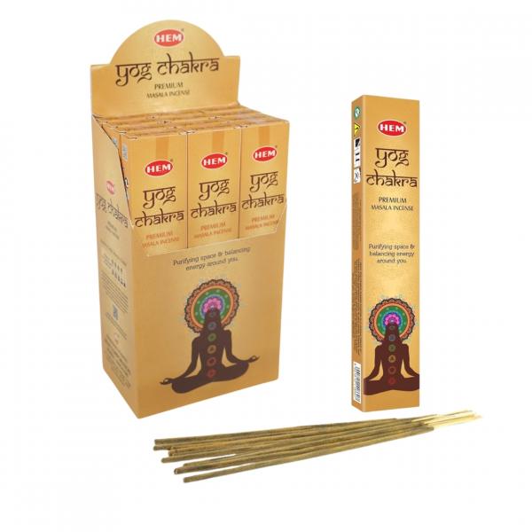 HEM Räucherstäbchen Yog Chakra 8 Stk.