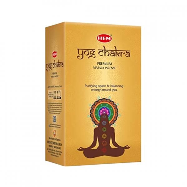 HEM Räucherstäbchen Yog Chakra 8 Stk.