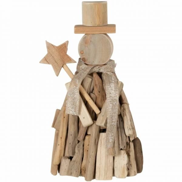 J-Line statue Christmas wood 30 cm