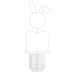 J-Line tea light holder Rabbit white 50 cm