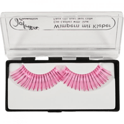 Jofrika Kosmetik künstliche Wimpern rosa/glitter 9,5 cm B-Wahl VE500