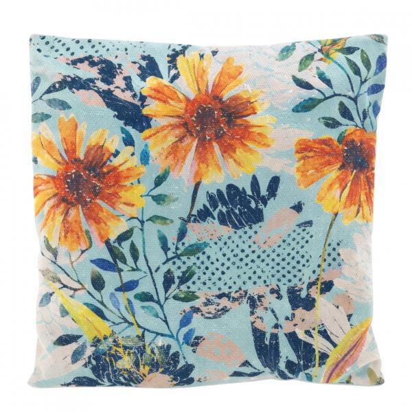 Kissen Blumen 45 x 45 cm