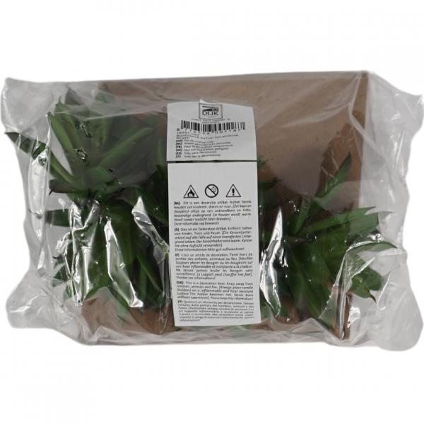 Künstliche Fettpflanze 7 cm Satz von 5