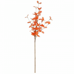 Artificial branch Eucalyptus Cinerea orange 74 cm
