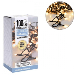 Light chain extension set 100 LED lights 7.5 m