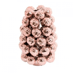 Light & Living vaas Butang keramiek metallic lichtroze 24,5 cm