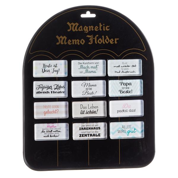 Magnet Spr&uuml;che, 12/s, ca.3x6cm