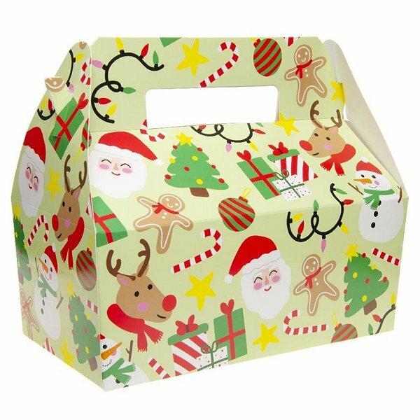 Menübox Karton Weihnachten 22,5 cm